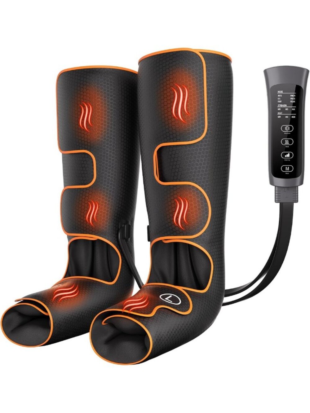 Heat Leg Compression Massager for Enhanced Circulation & Pain Relief Therapy